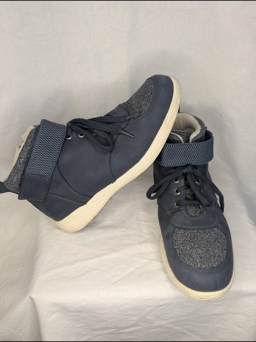 🌈Sporto Navy Gray High-Top Sneakers - Picture 2 of 10